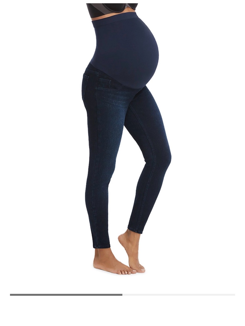 SPANX Maternity Jeggings in Dark Blue
